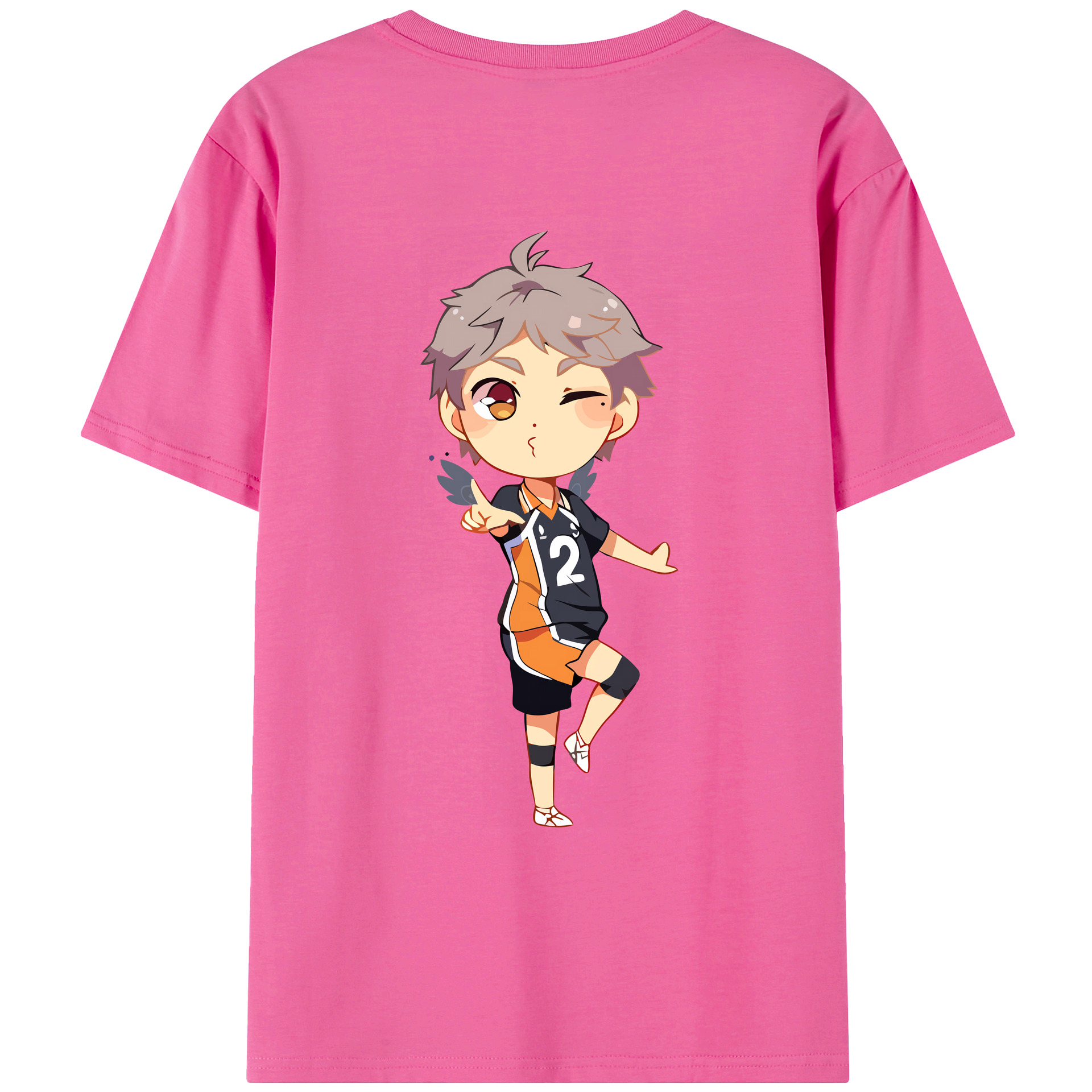 （画像用） ハイキュー!! Haikyu!! レディース半袖Tシャツ(バックプリント)